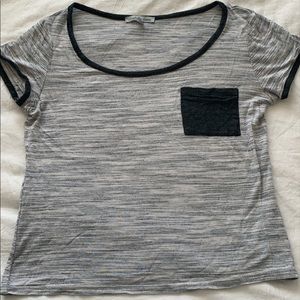 Crop top with pocket